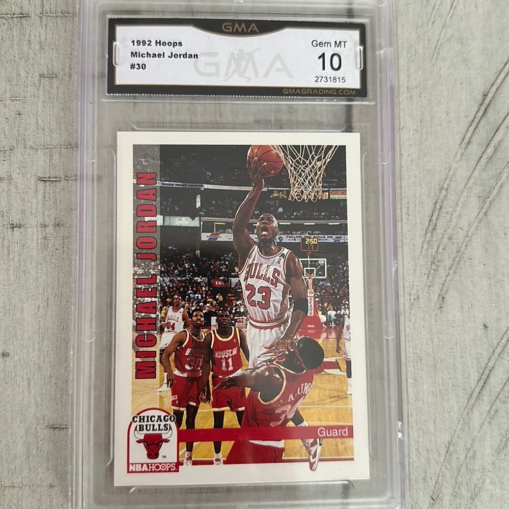 Michael Jordan Card 1992 Hoops Card